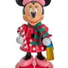 10" Minnie Mouse W/ Candy Cane Nutcracker -Fun Place Pop Store minnie mouse with candy cane 10 nutcracker
