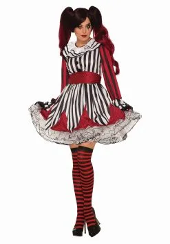 Women's Miss Mischief The Clown Costume