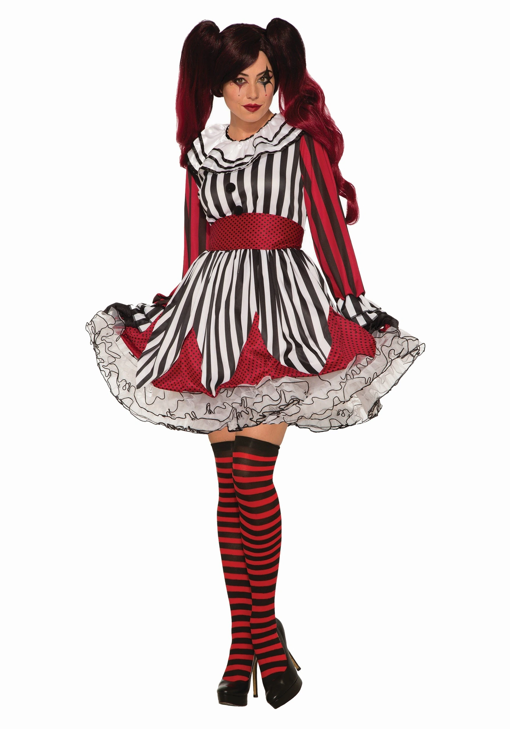 Women's Miss Mischief The Clown Costume 3 Women's Miss Mischief The Clown Costume