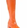 Orange Gogo Costume Boots For Women -Fun Place Pop Store orange gogo boots for adults