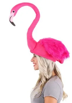 Tall Flamingo Costume Hat -Fun Place Pop Store pink flamingo hat alt 2
