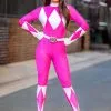 Pink Ranger Sexy Bodysuit Costume For Women -Fun Place Pop Store pink ranger sexy bodysuit costume update