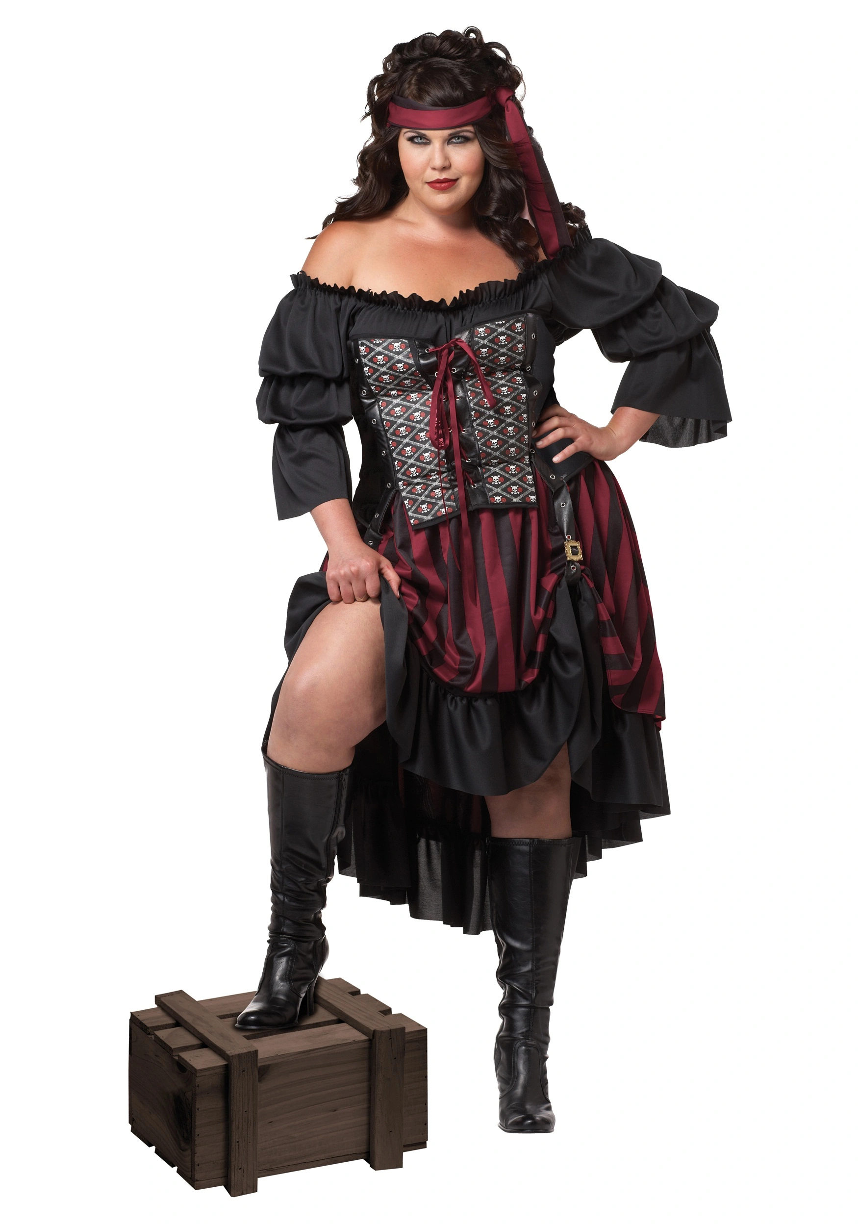 Plus Size Pirate Wench Costume | Women's Pirate Halloween Costume 3 Plus Size Pirate Wench Costume | Women's Pirate Halloween Costume