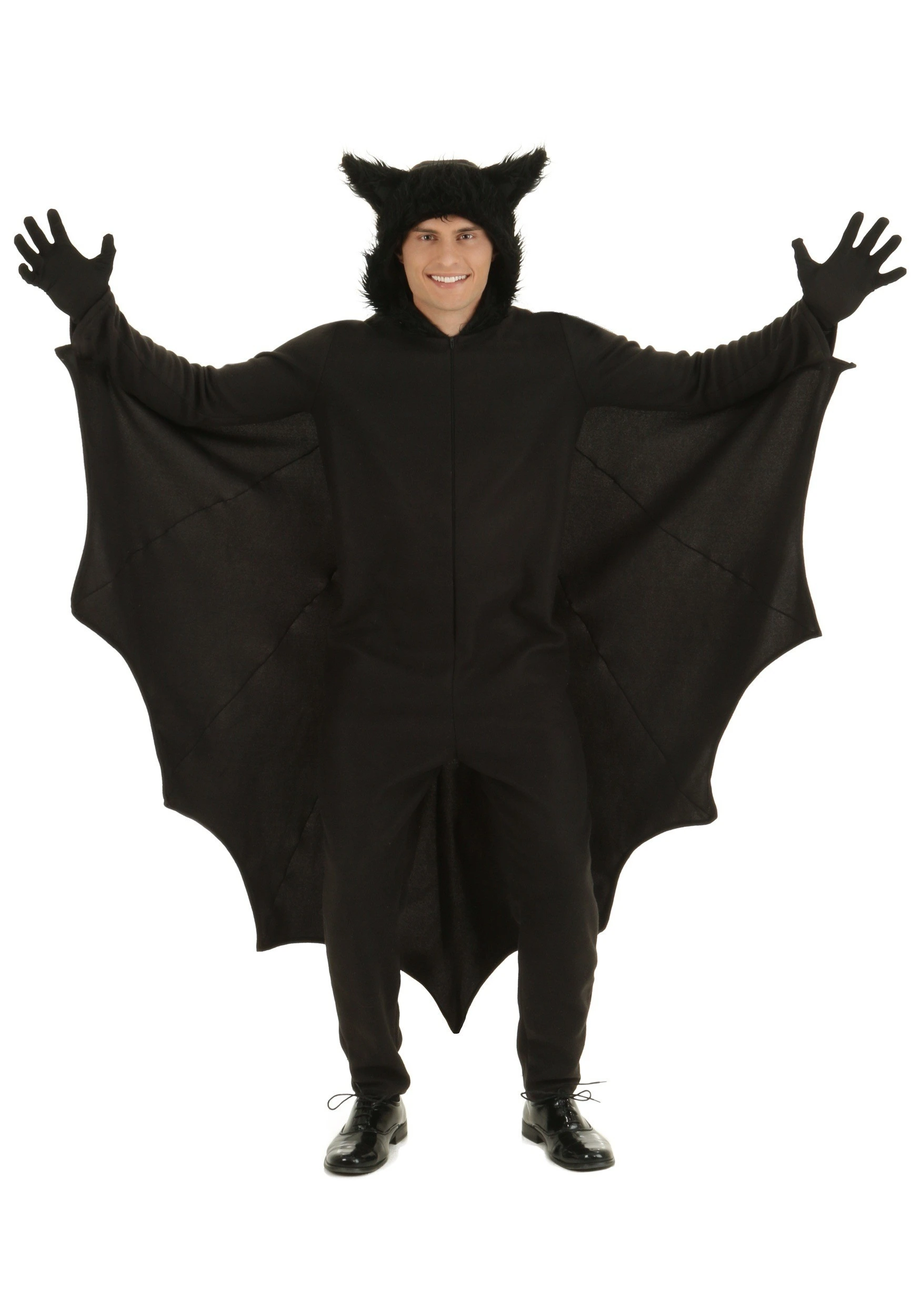 Fleece Bat Plus Size Costume 4 Fleece Bat Plus Size Costume - Image 2