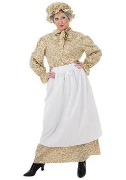 Plus Size Women's Auntie Em Costume Dress