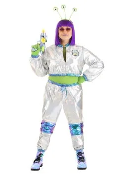 Plus Size Women's Cosmonaut Alien Costume