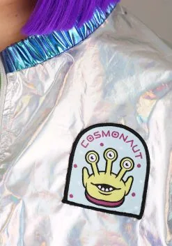 Plus Size Women's Cosmonaut Alien Costume -Fun Place Pop Store plus size cosmonaut alien costume alt 5