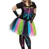 Plus Size Funky Punky Bones Costume For Women -Fun Place Pop Store plus size funky punk bones womens costume main