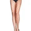 Women's Plus Size Police Fence Net Tights -Fun Place Pop Store plus size police fence net tights