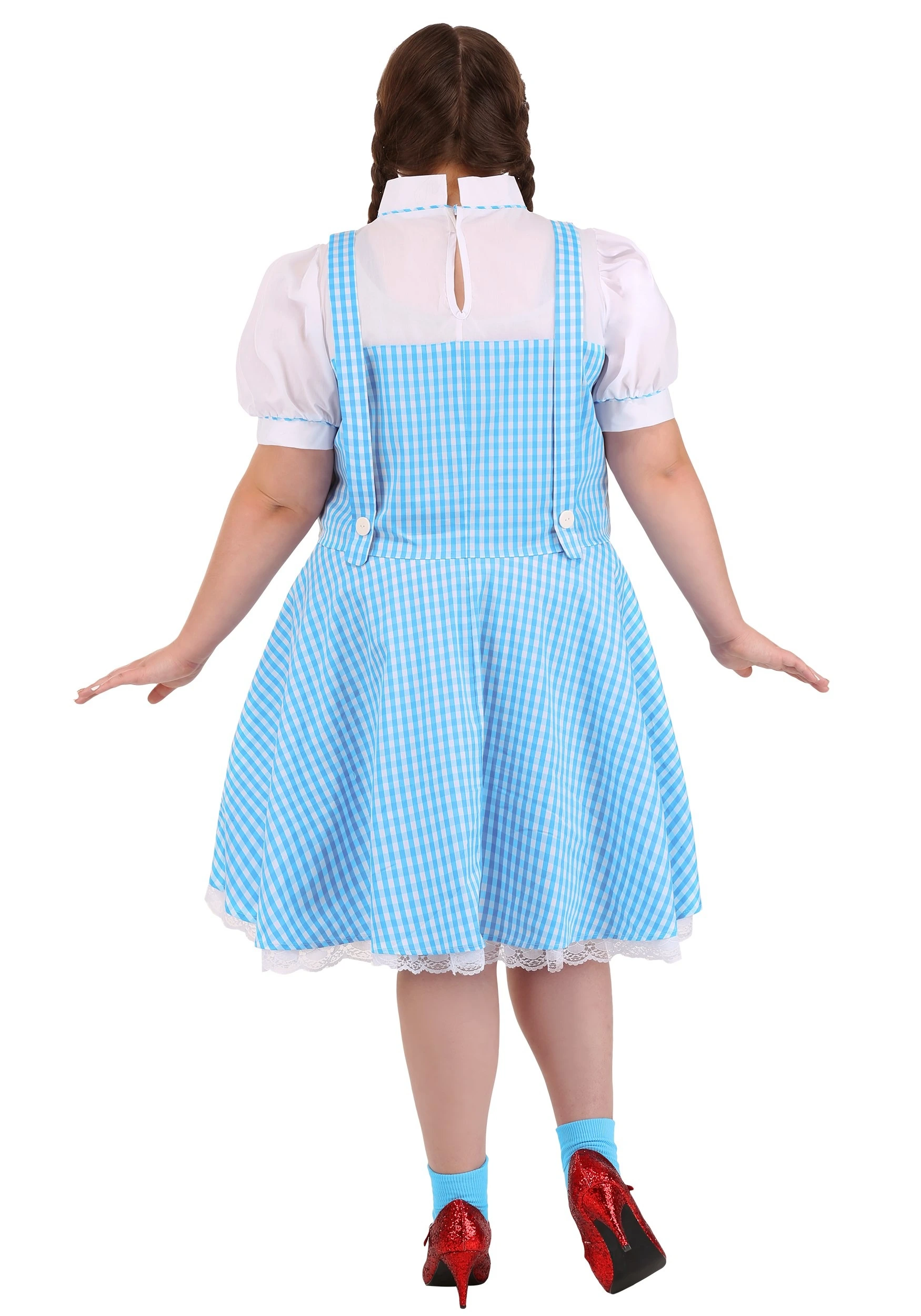 Plus Size Wizard Of Oz Dorothy Costume For Women 4 Plus Size Wizard Of Oz Dorothy Costume For Women - Image 2