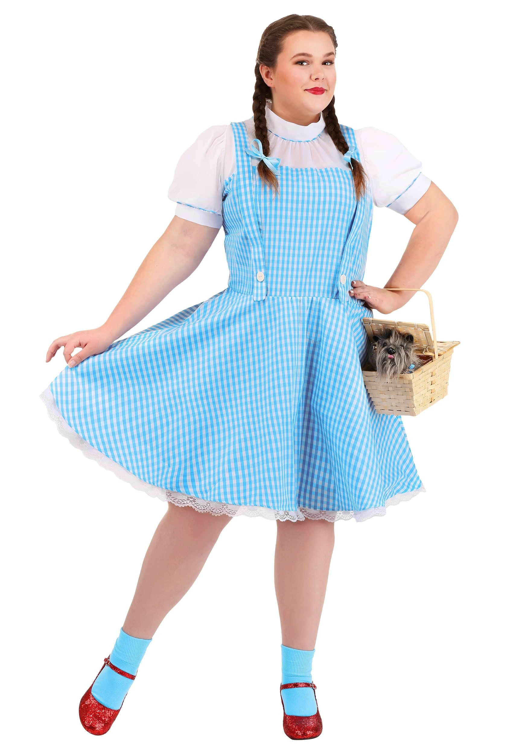 Plus Size Wizard Of Oz Dorothy Costume For Women 3 Plus Size Wizard Of Oz Dorothy Costume For Women