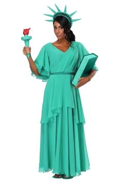 Plus Size NY Statue Of Liberty Women's Costume