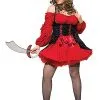 Women's Plus Size Sexy Vixen Pirate Costume 1 Women's Plus Size Sexy Vixen Pirate Costume -Fun Place Pop Store plus size womens sexy vixen pirate costume