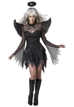 Women's Sultry Fallen Angel Costume | Religious Costumes