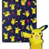 Pokémon Lightning Zap 40"x50" Throw W/ Hugger -Fun Place Pop Store pokemon lightning zap throw with hugger