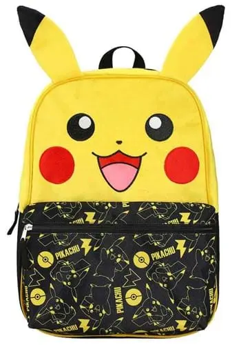 Pikachu 3D Sublimated Pokemon Backpack 3 Pikachu 3D Sublimated Pokemon Backpack