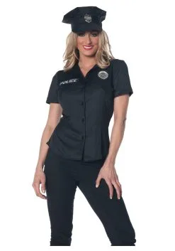 Police Shirt Costume ForAdult Women