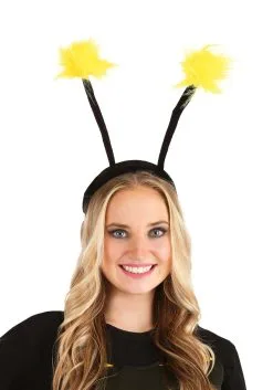 Pom Antennae LumenEars Light Up Headband -Fun Place Pop Store pom antennae lumenears headband light up 1 2