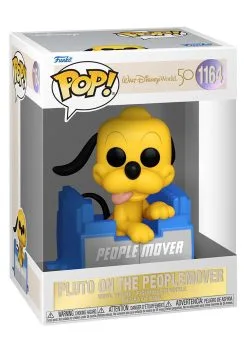 POP Disney: Walt Disney World 50th Anniversary- People Mover Pluto -Fun Place Pop Store pop disney wdw50 people mover pluto w balloon alt 1