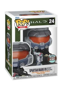 POP Games: Halo Infinite - Mark VII With Weapon (Specialty Series) -Fun Place Pop Store pop games halo infinite mark vii with weapon 1