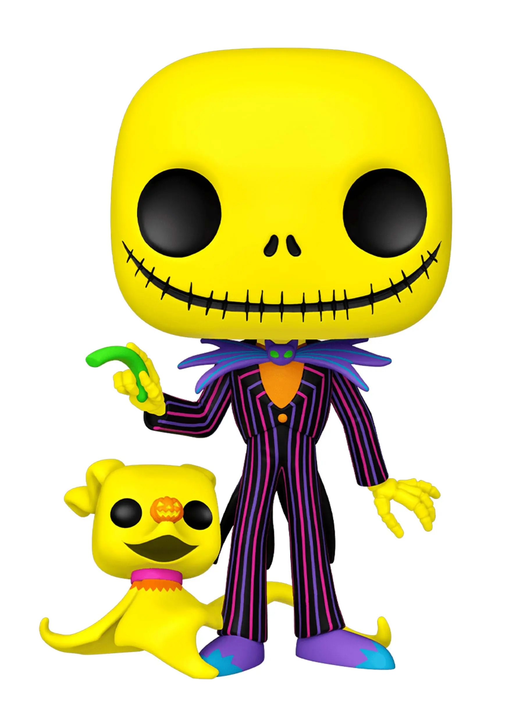 Funko POP! Jumbo: Nightmare Before Christmas- Black Light Jack & Zero 3 Funko POP! Jumbo: Nightmare Before Christmas- Black Light Jack & Zero