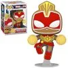 Funko POP Marvel: Holiday- Gingerbread Captain Marvel -Fun Place Pop Store pop marvel holiday gingerbread captain marvel