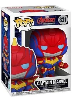 Funko POP Marvel: Marvel Mech- Captain Marvel Figure -Fun Place Pop Store pop marvel marvel mech cap marvel alt 2