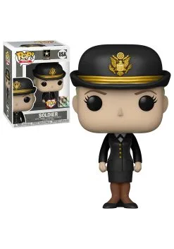 Funko POP Military: Army Female 1 - Service Uniform Figure