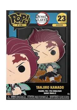 Funko Pop! Pins: Demon Slayer - Tanjiro Kamado -Fun Place Pop Store pop pins demon slayer tanjiro kamado alt 1