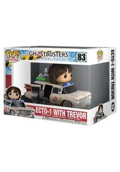 Funko POP Ride Super Deluxe: Ghostbusters: Afterlife - Ecto-1 W/Trevor Figure -Fun Place Pop Store pop ride super deluxe ghostbusters afterlife e alt 2
