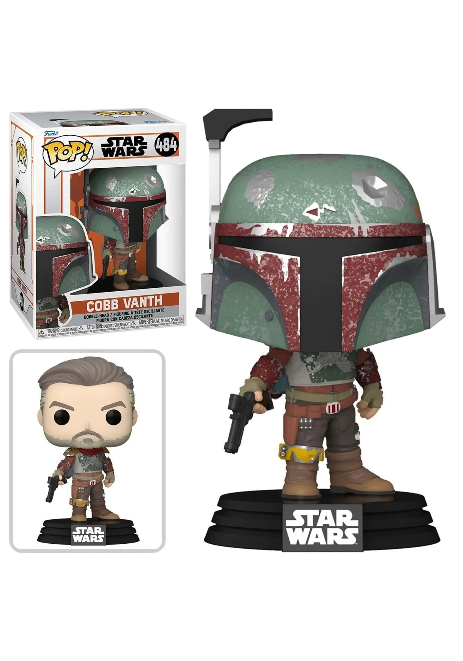 Funko POP Star Wars: Mandalorian- Cobb Vanth Figure 3 Funko POP Star Wars: Mandalorian- Cobb Vanth Figure