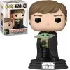 Funko POP Star Wars: Mandalorian- Luke Skywalker W/Grogu Figure -Fun Place Pop Store pop star wars mandalorian luke skywalker w grogu