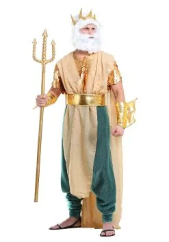 Poseidon Costume For Men | Exclusive | Made By Us -Fun Place Pop Store poseidon mens costume 1 3