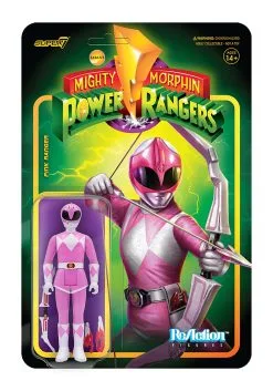 Power Rangers ReAction Figure Wave 2 Pink Power Ranger