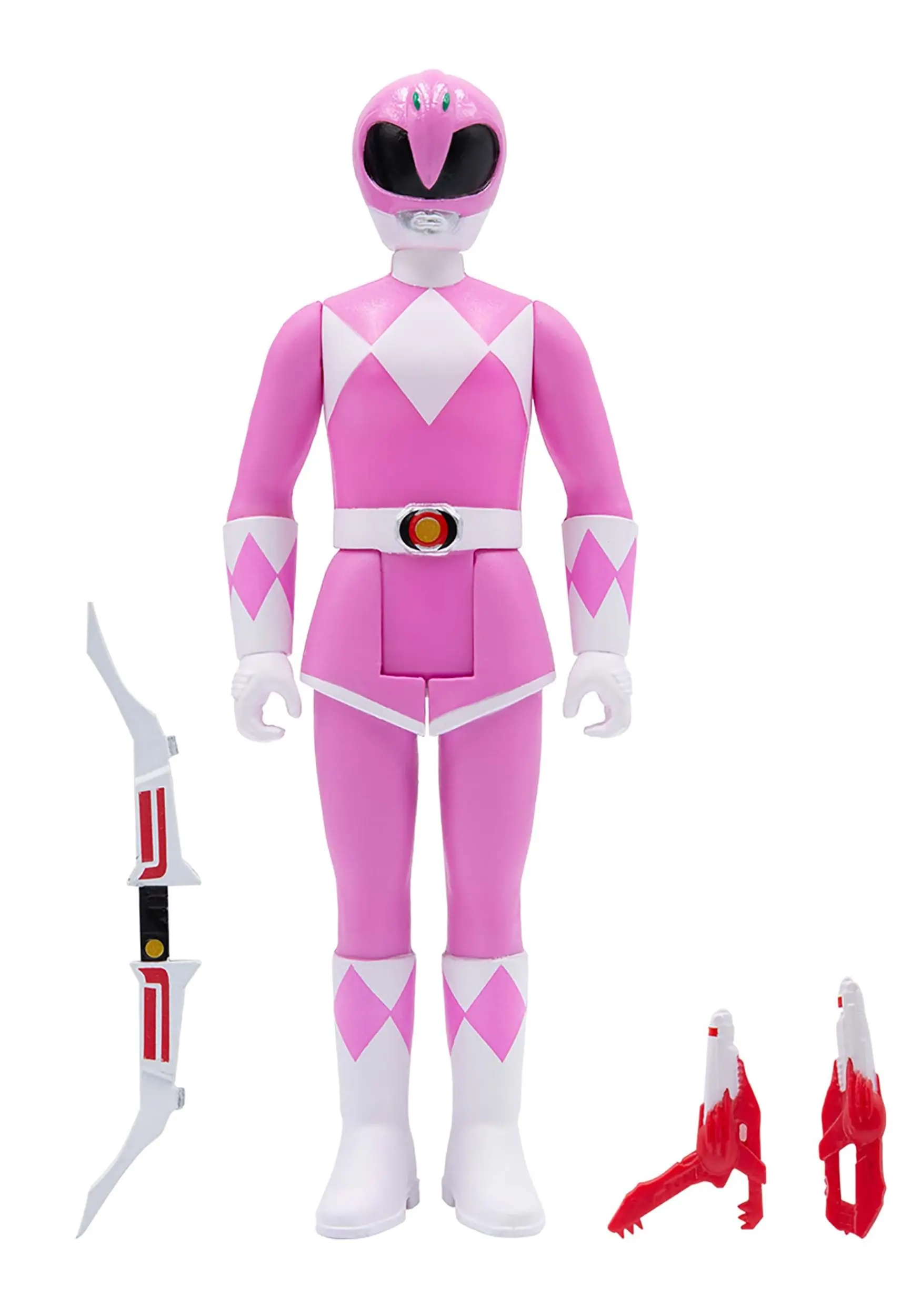 Power Rangers ReAction Figure Wave 2 Pink Power Ranger 4 Power Rangers ReAction Figure Wave 2 Pink Power Ranger - Image 2