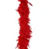 Red 80 Gram Feather Boa Accessory -Fun Place Pop Store red 80 gram feather boa