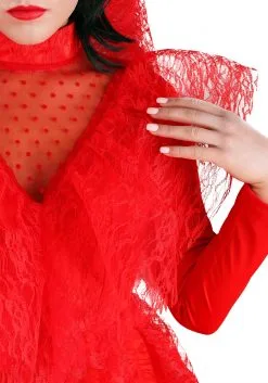 Red Gothic Plus Size Wedding Dress Costume For Women 13 Red Gothic Plus Size Wedding Dress Costume For Women -Fun Place Pop Store red gothic plus size wedding dress costume 2