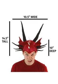 Red Dragon Soft Costume Hat -Fun Place Pop Store red soft dragon hat alt 6