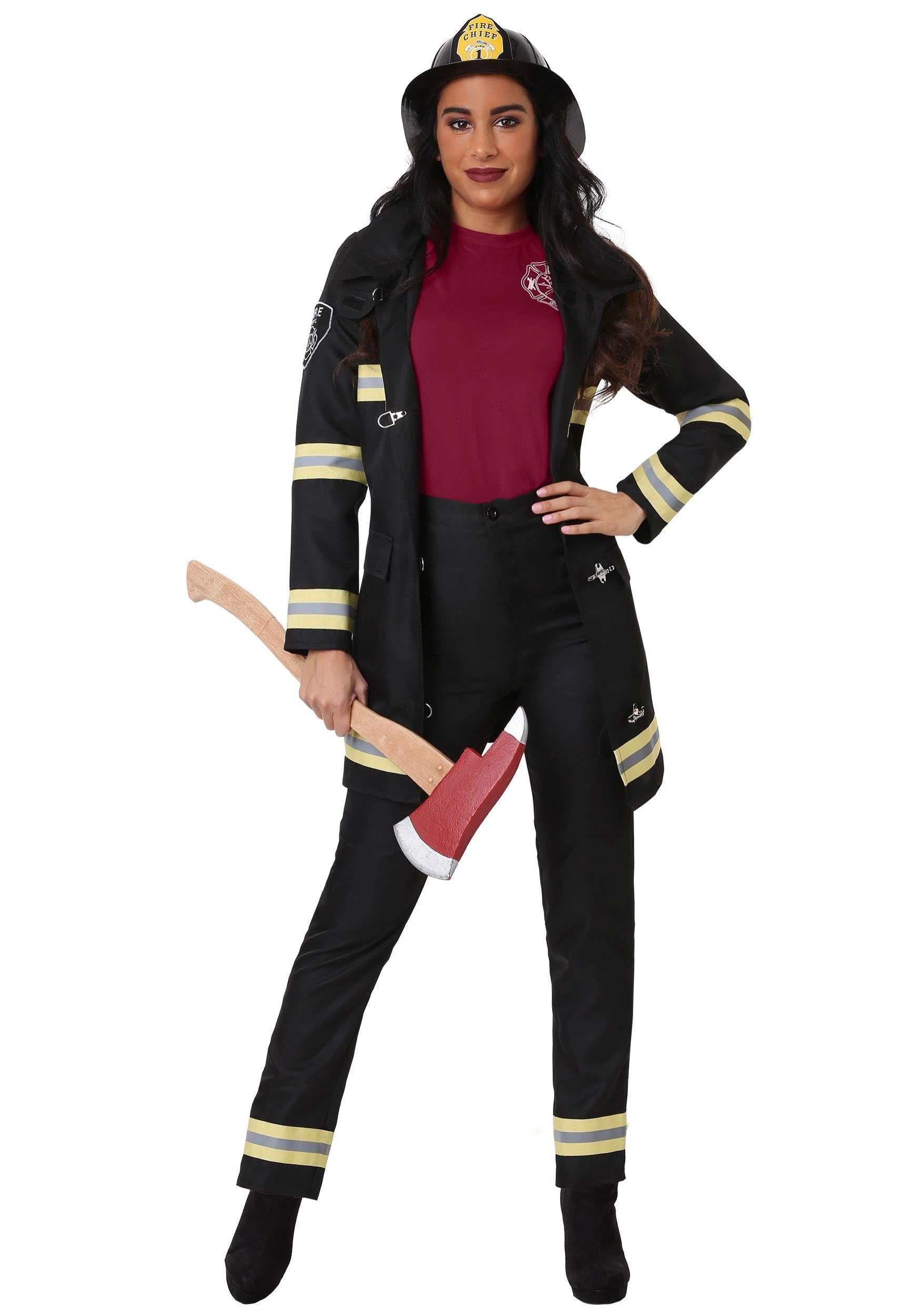 Reflective Firefighter Costume For Women 3 Reflective Firefighter Costume For Women