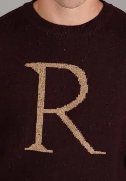 Ron Weasley Adult "R" Christmas Sweater 11 Ron Weasley Adult "R" Christmas Sweater -Fun Place Pop Store ron weasley r christmas sweater alt 2