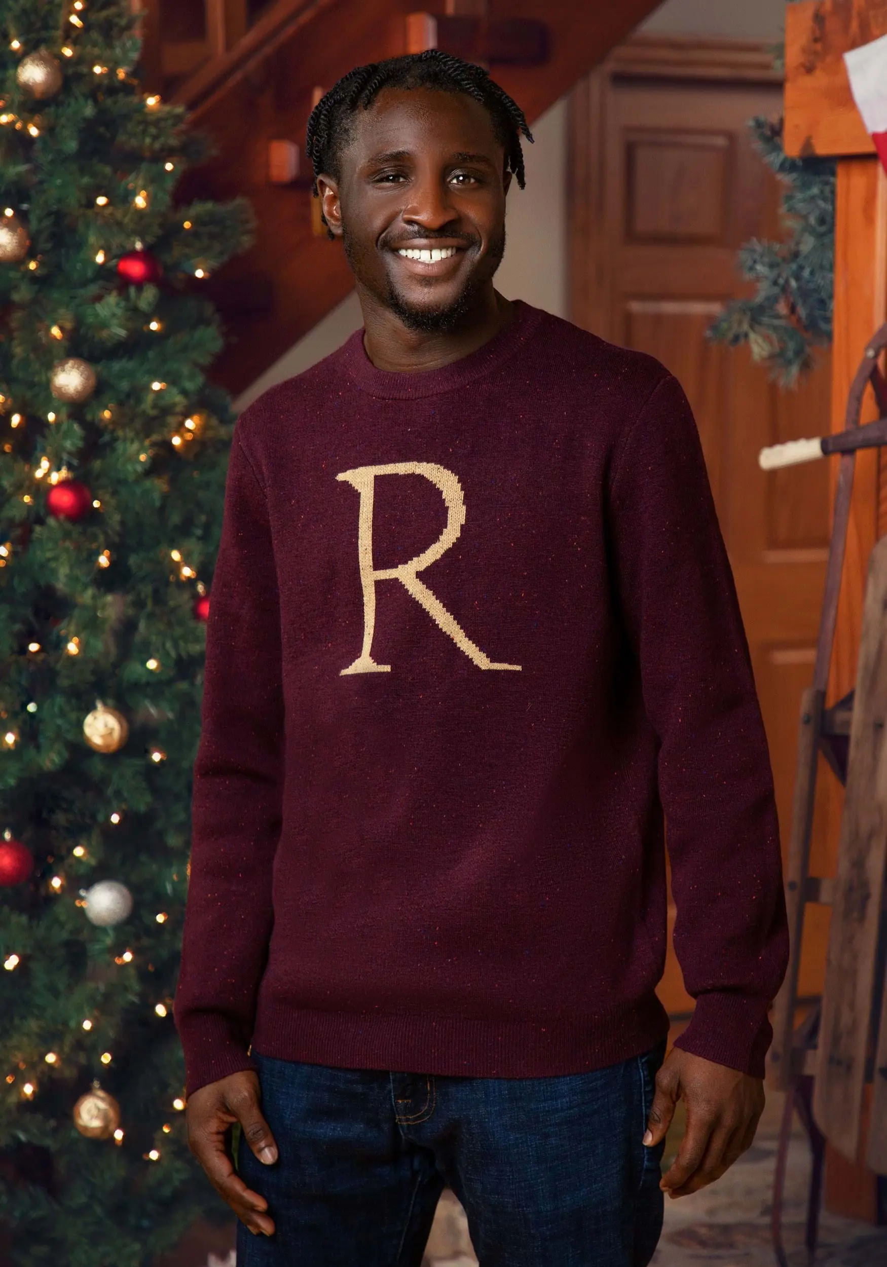 Ron Weasley Adult "R" Christmas Sweater 4 Ron Weasley Adult "R" Christmas Sweater - Image 2