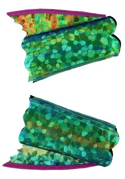 Shimmer Seahorse Fin Arm Cuffs -Fun Place Pop Store seahorse shimmer fin arm cuffs alt 1 1