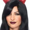 Women's Sequin Devil Horns Headband -Fun Place Pop Store sequin devil horns headband