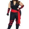 Sexy Deadly Ninja Plus Size Costume For Women 1 Sexy Deadly Ninja Plus Size Costume For Women -Fun Place Pop Store sexy deadly ninja womens plus size costume