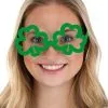 Green Shamrock Glasses -Fun Place Pop Store shamrock green glasses