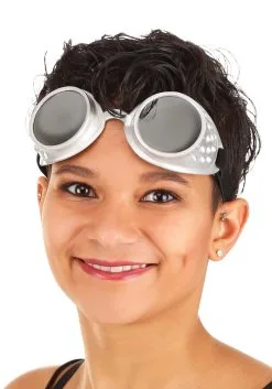 Atomic Ray Silver/Mirror Goggles -Fun Place Pop Store silver mirror atomic goggles alt 2