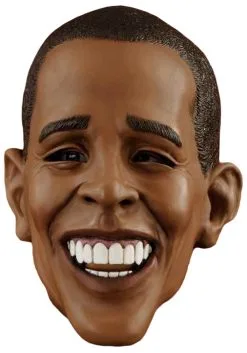 Smiling Deluxe Obama Mask For Adults