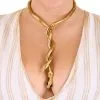 Gold Snake Necklace -Fun Place Pop Store snake necklace