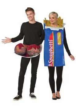 Meatballs And Spaghetti Couple Costume