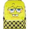 Spongebob Checkered Face Backpack -Fun Place Pop Store spongebob checkered big face backpack